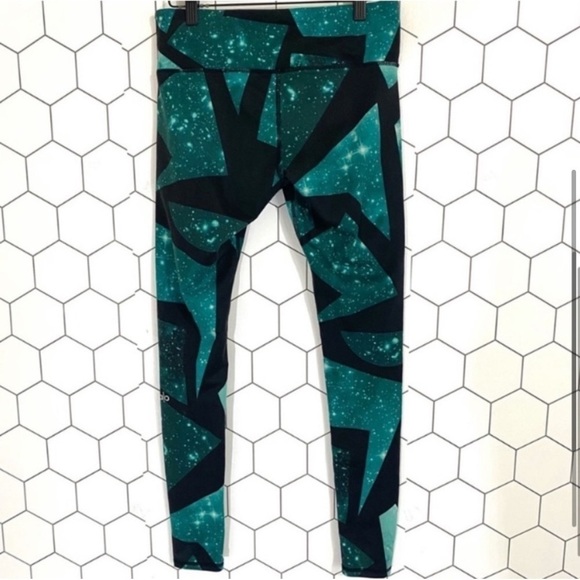 ALO Yoga High Waisted Full Length Galaxy Airbrush Leggings SIZE SMALL - Picture 4 of 6